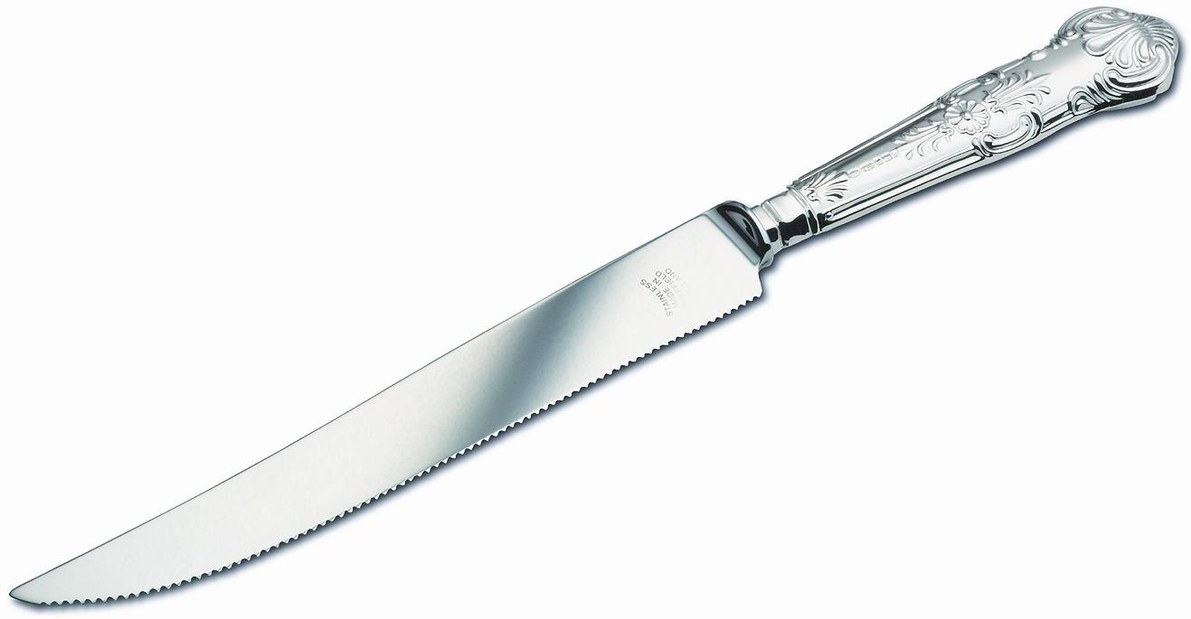 Hallmarked Queens Pattern Cake Knife Broadway Silver Hallmarked Queens Pattern Cake Knife Sterling Silver
