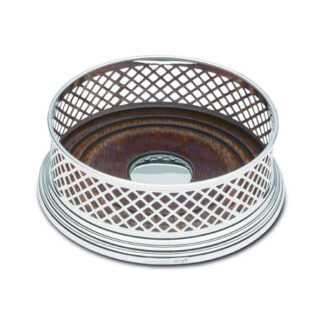 Hallmarked Basket Weave Coaster