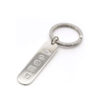 Hallmarked Oblong Silver Key Fob