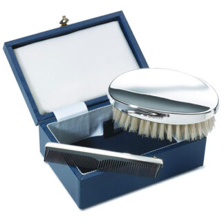 Piece Plain Brush and Comb Cased