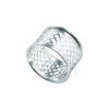 Hallmarked Silver Basket Weave Napkin Ring 30mm