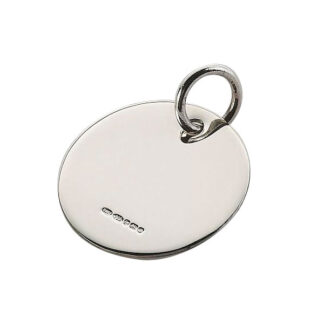 Hallmarked Round Pet Tag